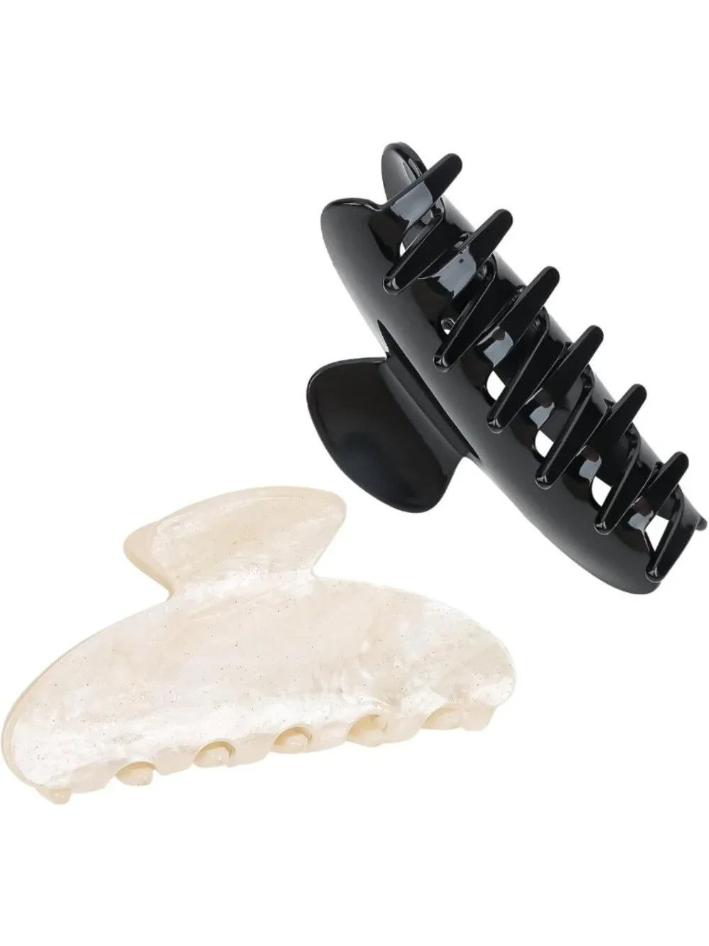 2 Pcs Non-Slip Hair Claw Clips for Women - Stylish Hair Accessories Set